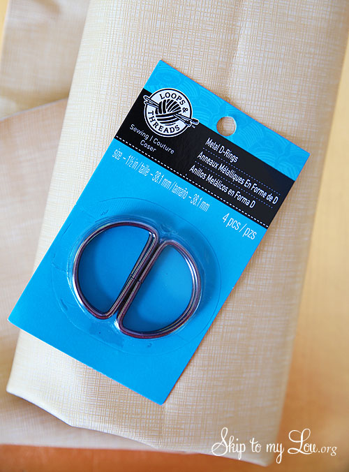 DIY Bow Napkin Rings Supplies