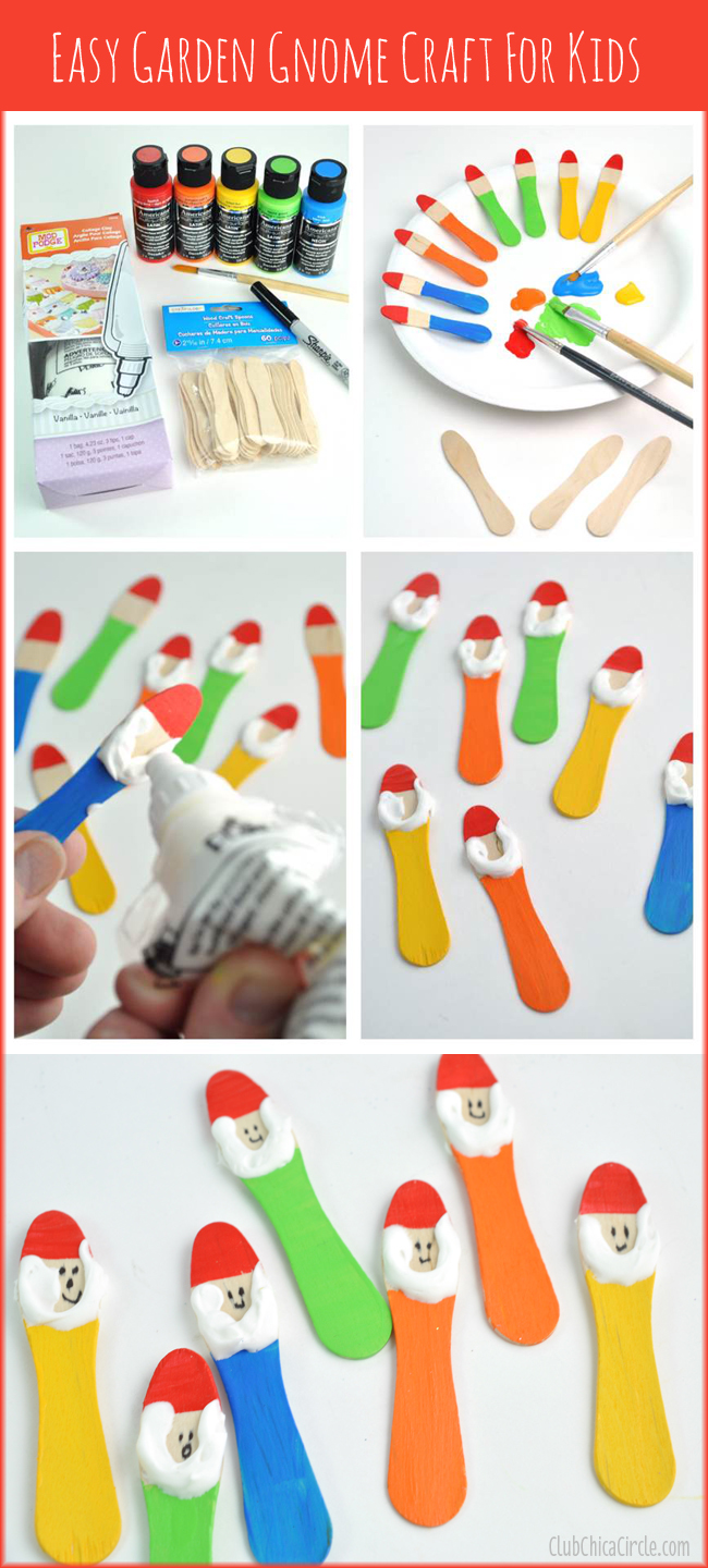 How to Make Cute Garden Gnomes #funkidscrafts