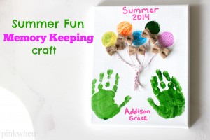 Summer Fun Memory Keeping Craft for Skip to My Lou by PinkWhen
