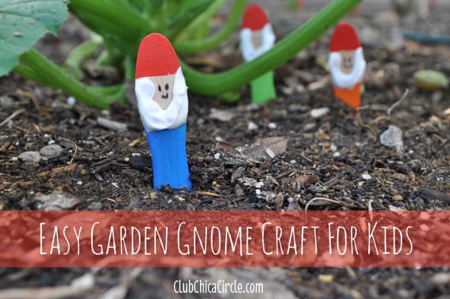 Garden Gnome Craft Sticks DIY | Skip To My Lou