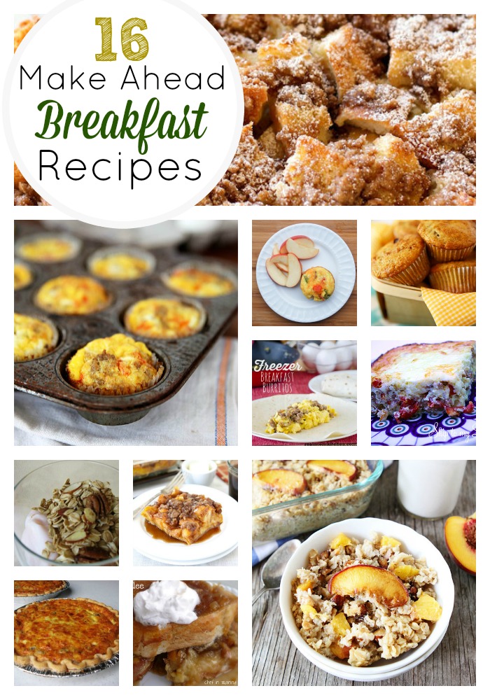 16 Amazing Make Ahead Breakfast Recipes | Skip To My Lou