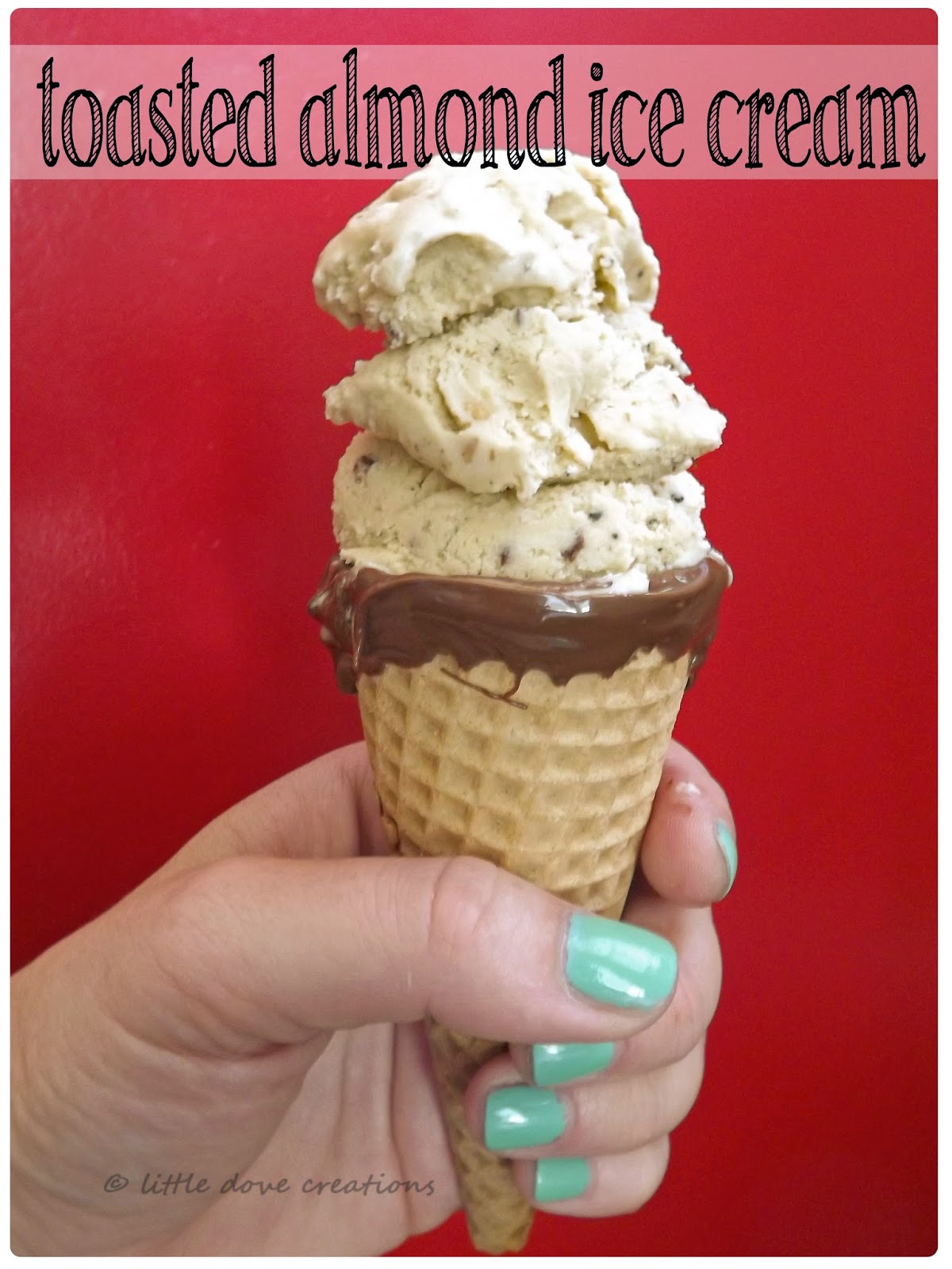 toasted almond ice cream