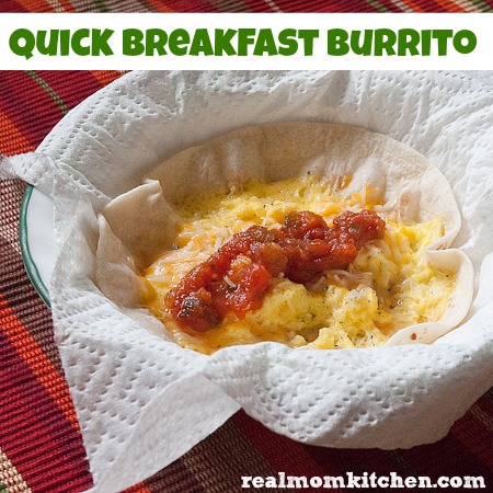 Quick Breakfast Burrito