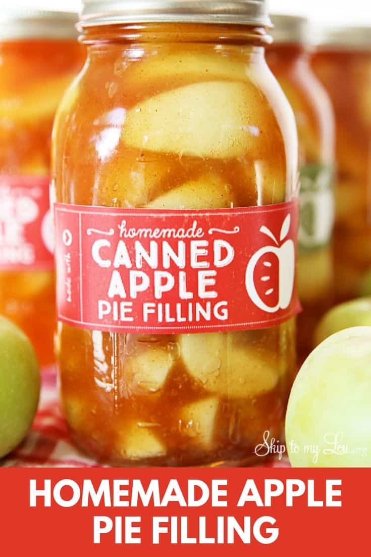 homemade apple pie filling