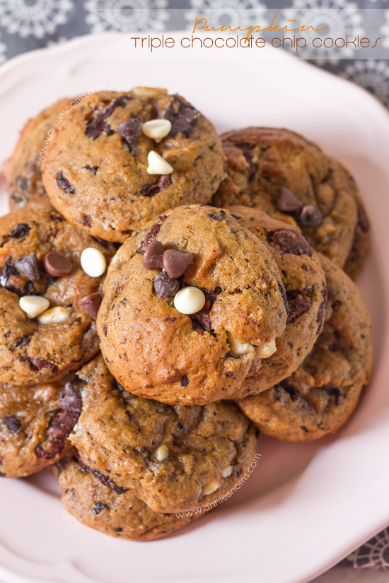 Pumpkin-Triple-Chocolate-Chip-Cookies-6