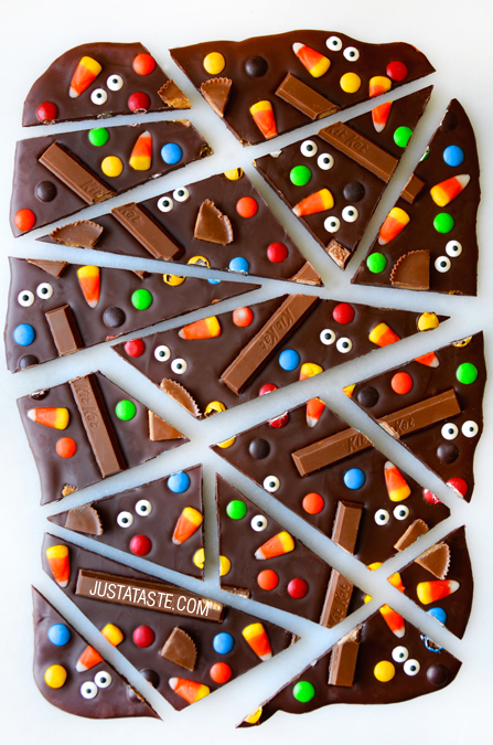 10 Amazing Dessert Recipes from left over Halloween  Candy  