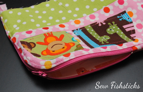 Jungle Jalopy Zippered Pouch