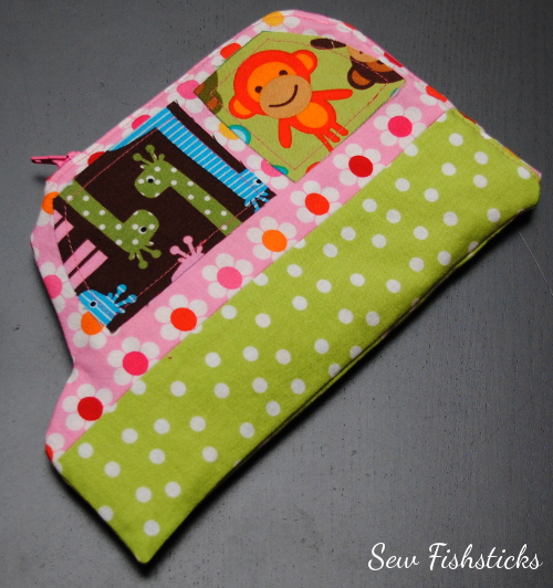 Jungle Jalopy Zippered Pouch