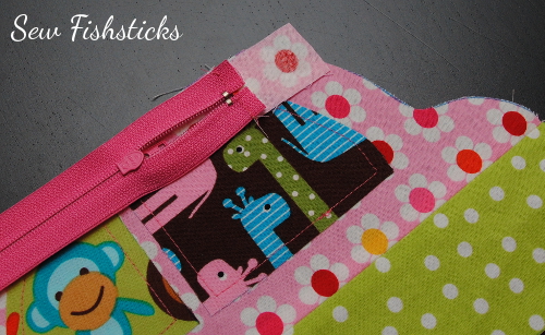 Jungle Jalopy Zippered Pouch
