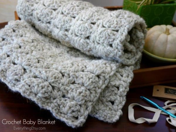 gray crochet baby blanket skip to my lou