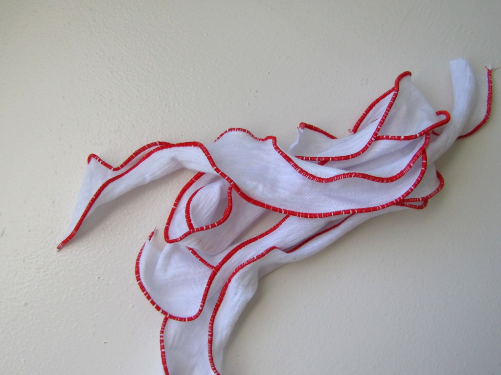 ruffled leg warmer tutorial (rolled hem)