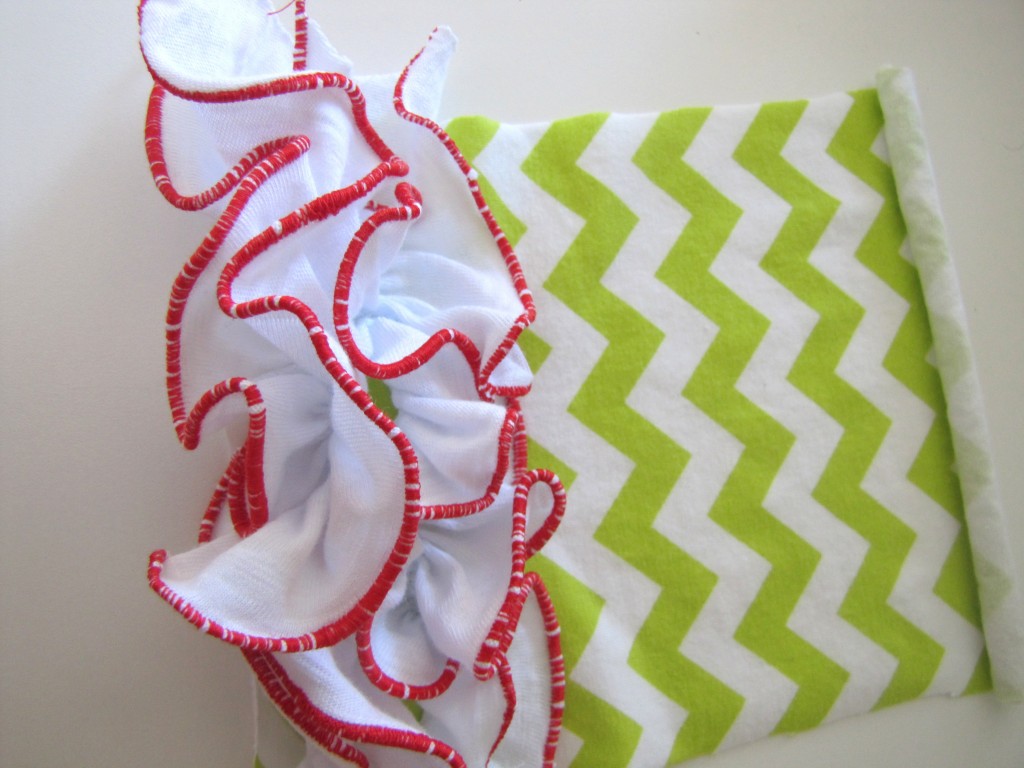 how to sew ruffled leg warmers