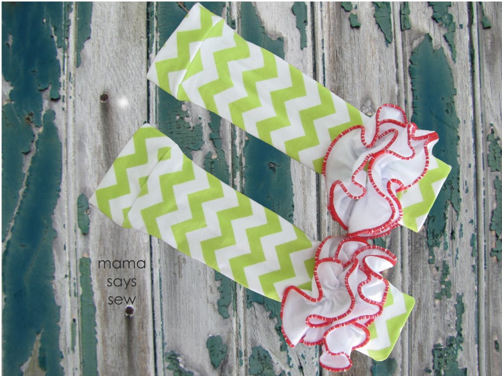 DIY Ruffled Leg Warmers