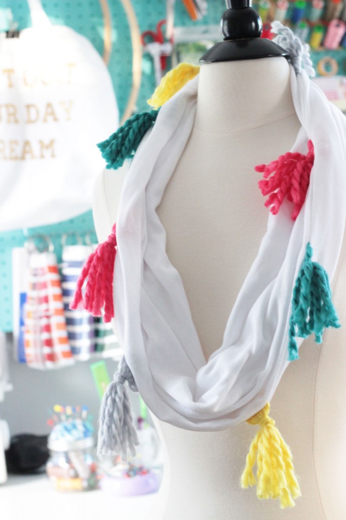 Tassel Infinity Scarf DIY