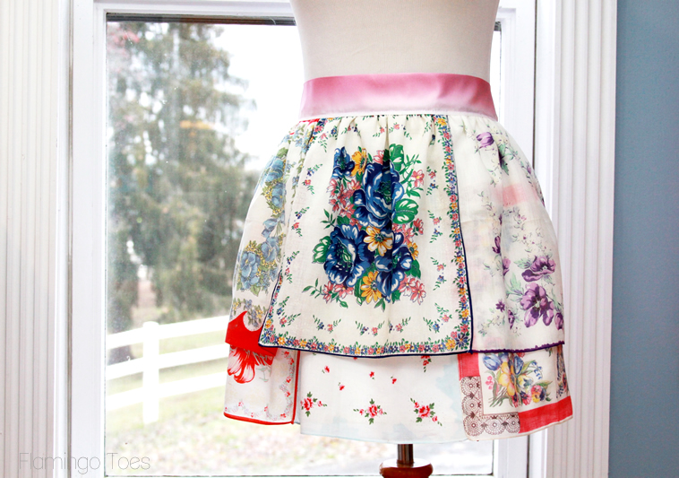 Pretty Vintage Handkerchief Apron