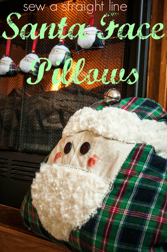 a santa face pillows sew a straight line-1