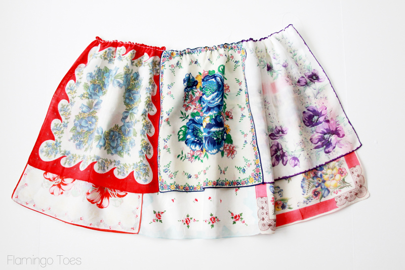 handkerchief apron skirt
