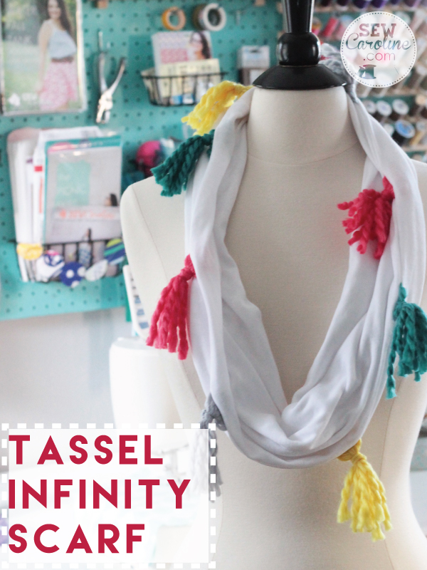 Tassel Infinity Scarf DIY