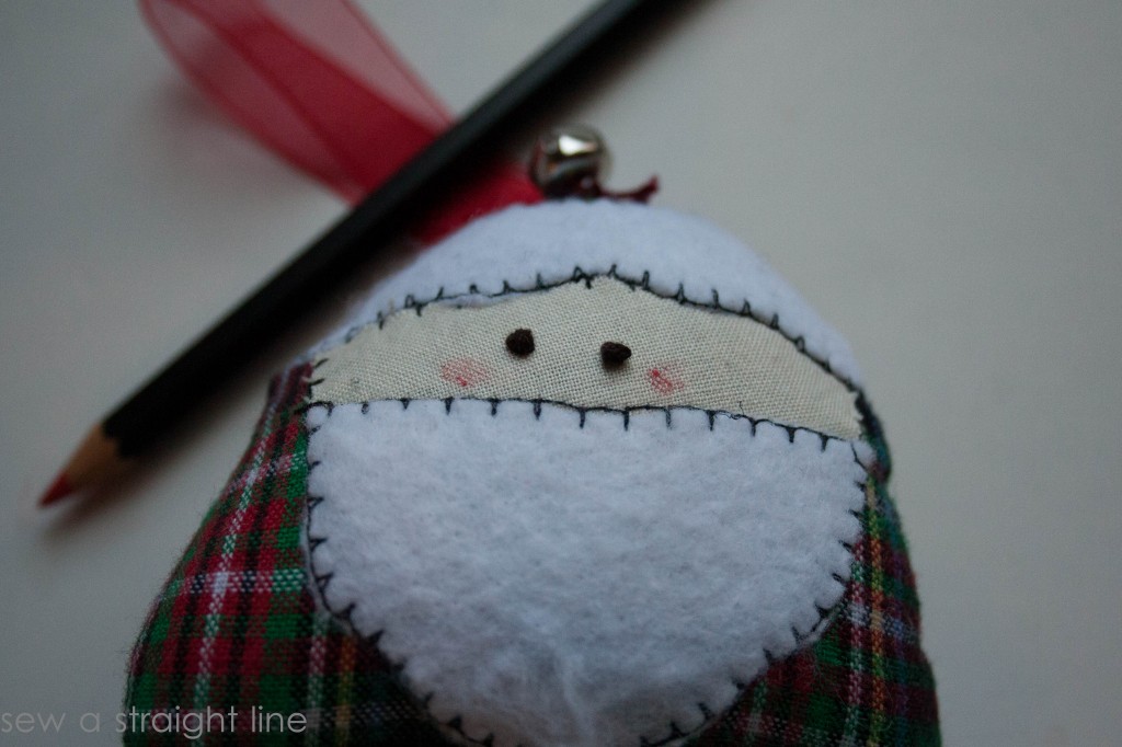 santa face ornaments sew a straight line-1