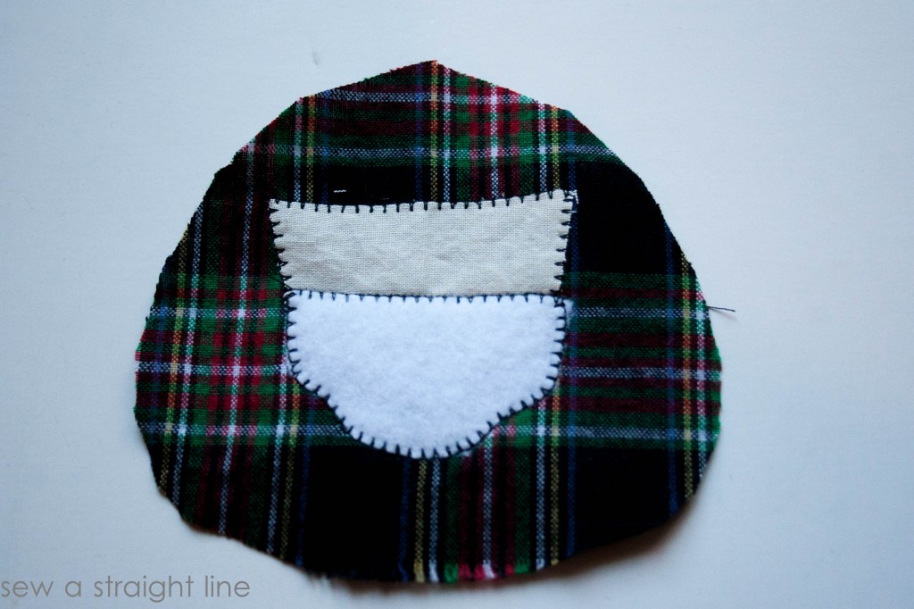 santa face ornaments sew a straight line-4