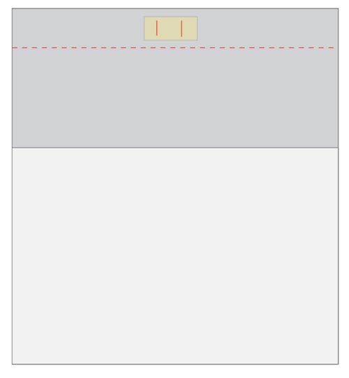 sheer pocket gift bag tutorial step 5
