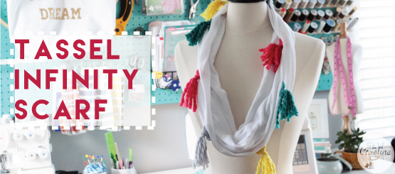 Tassel Infinity Scarf DIY