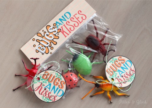 Printable Bug Valentines Tag & Topper