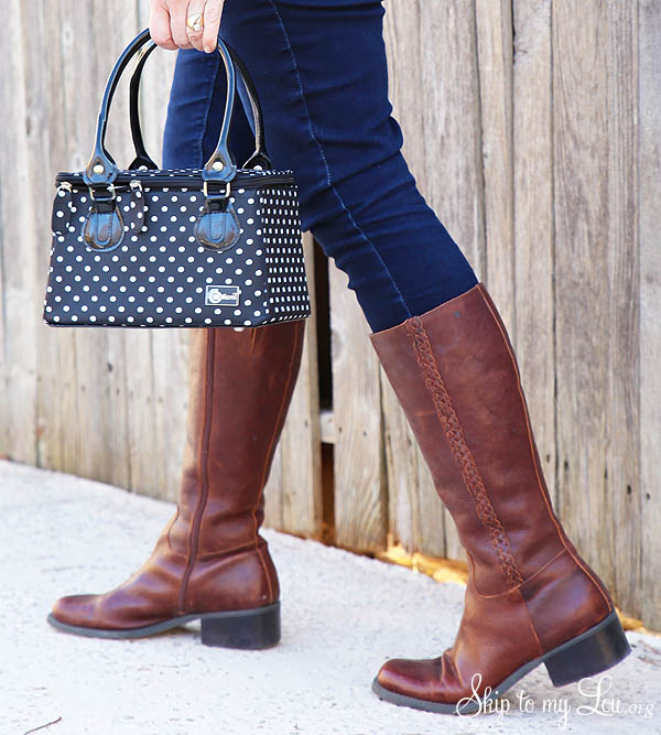 crafting tote on the go