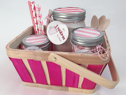 Hot Cocoa Valentine Gift Basket