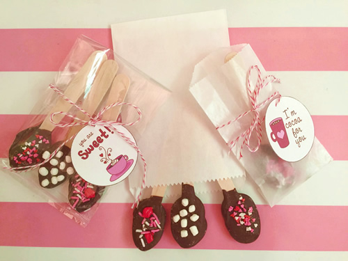 Valentine Hot Chocolate Spoons