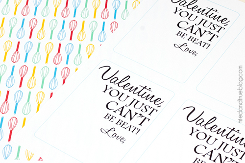 "Can't Be Beat" Easy Valentine Gift - Printable Labels