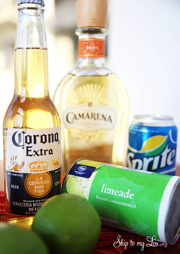 Margarita ingredients