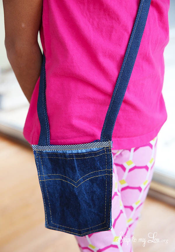 denim cross body bag