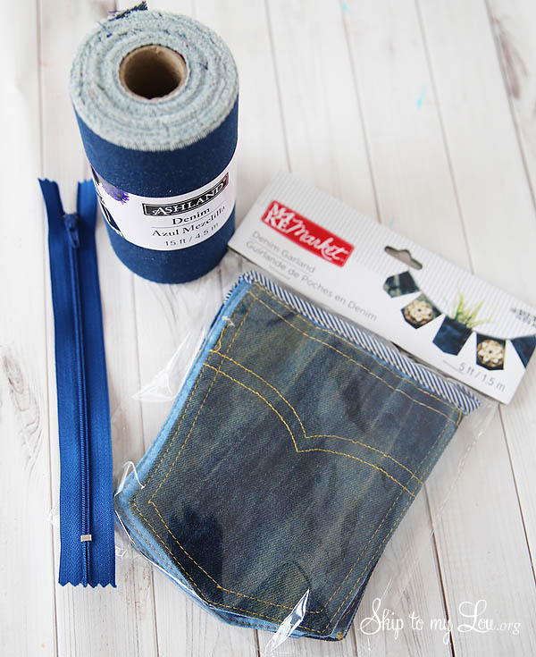 denim cross body bag supplies