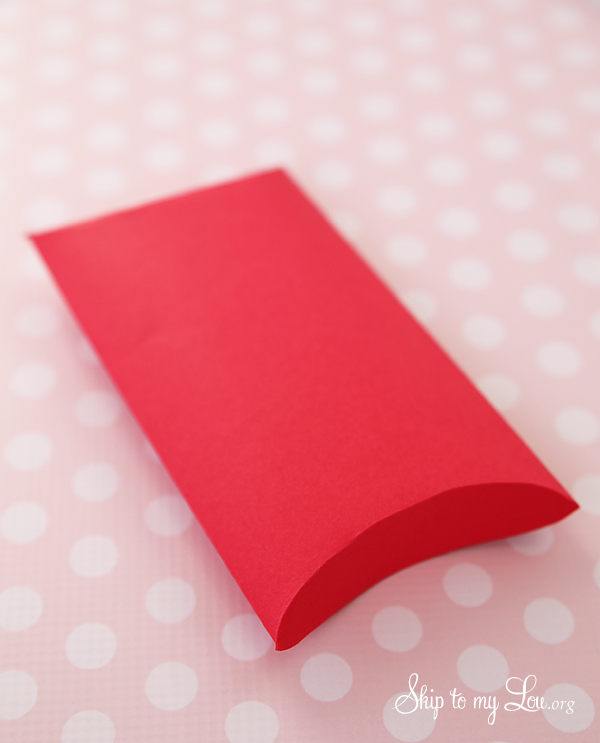 pillow box step 2