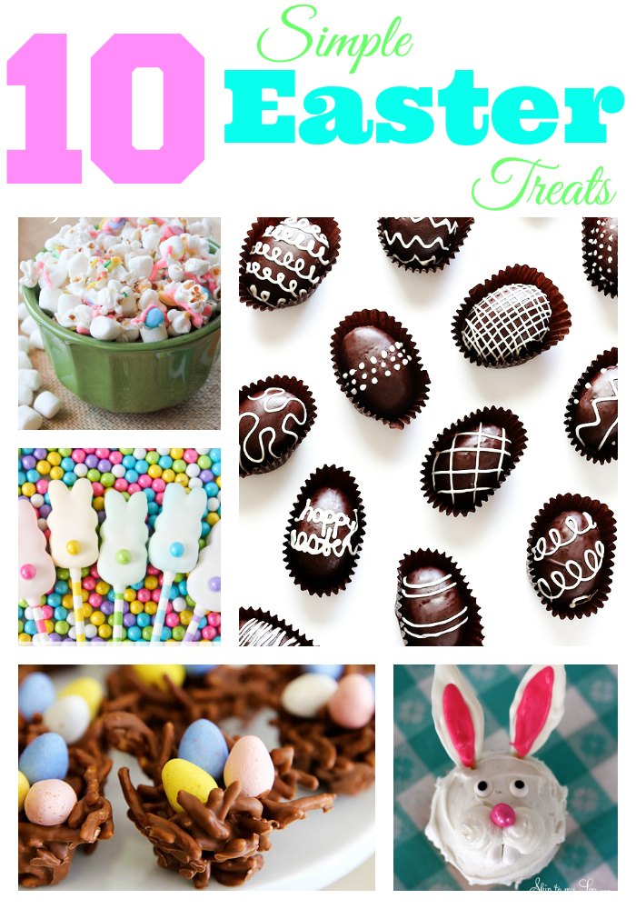 simple easter treats collage