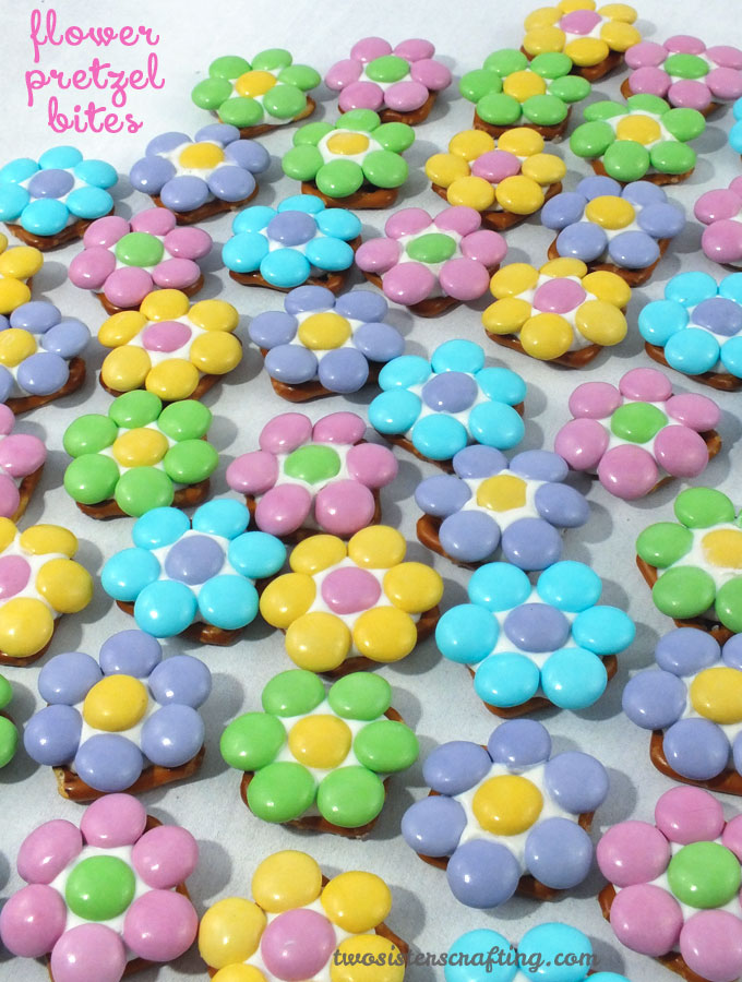 flower pretzel bites