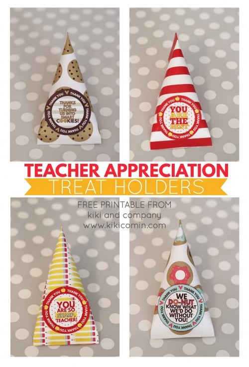 Teacher Appreciation Treat Holders from kiki and company