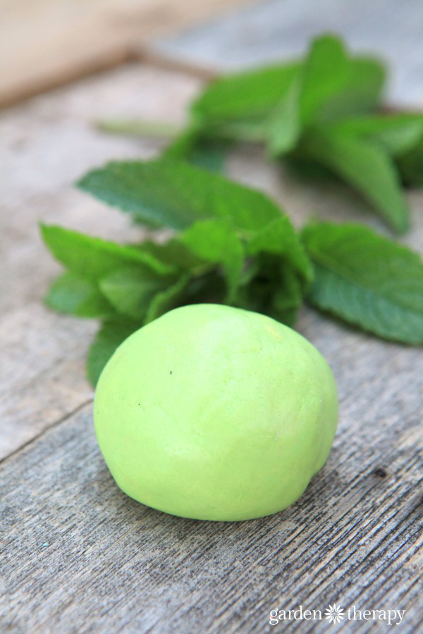 Peppermint play dough