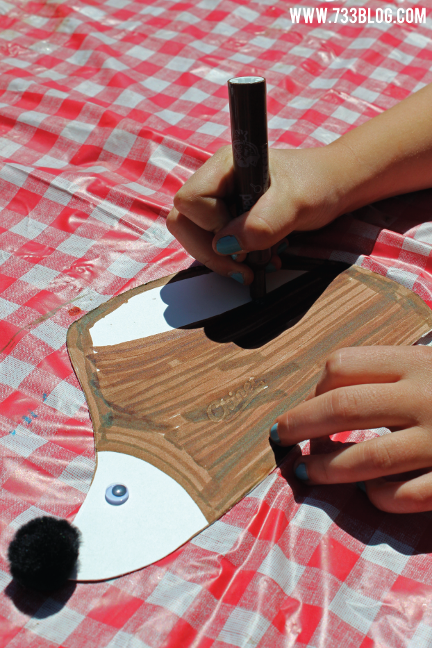 Paper Plate Kids Craft from @733blog
