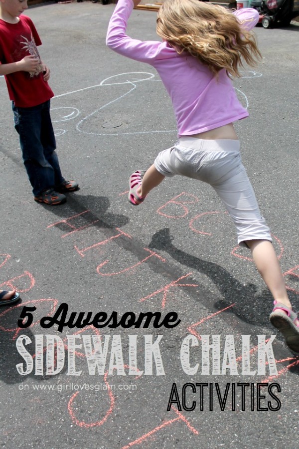 5 Awesome Sidewalk Chalk Acitivities