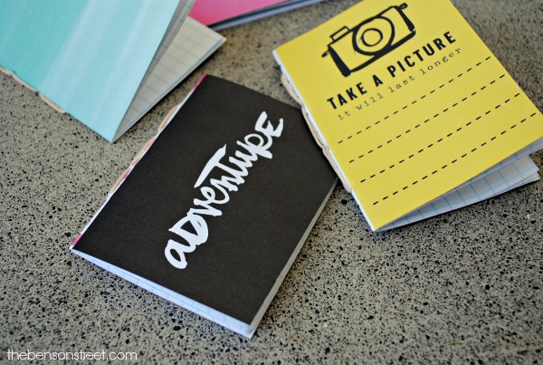 Adorable Mini Journals that are hand bound at thebensonstreet.com