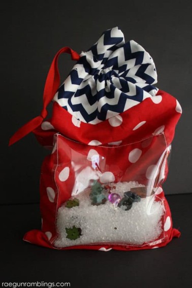 DIY I spy activity bag