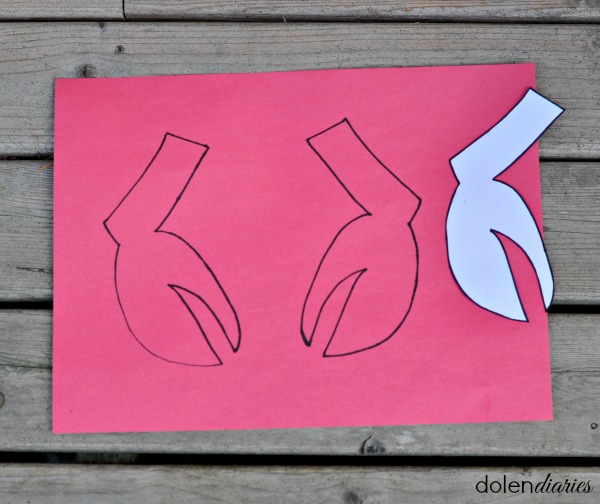 trace crab leg template