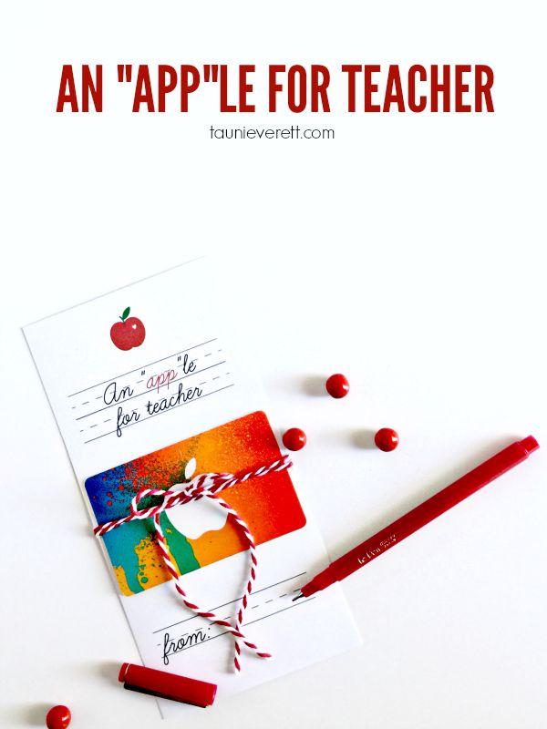 An APPle for Teacher Title