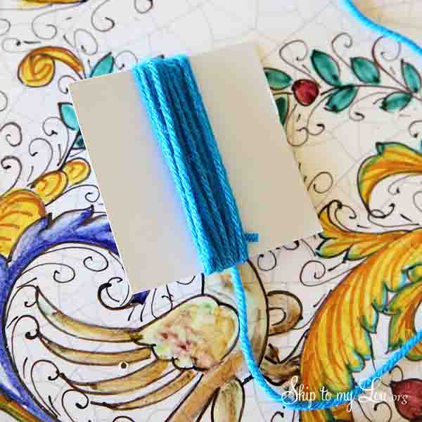 DIY Tassel step 1