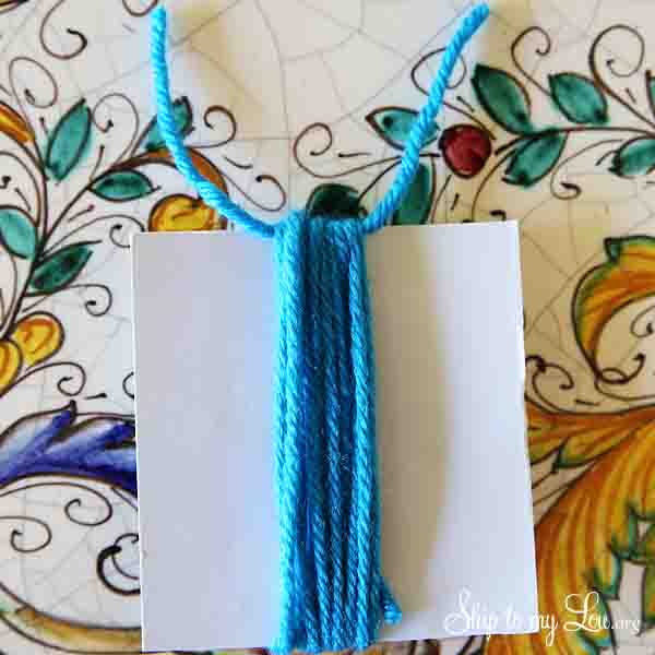 DIY tassel step 3