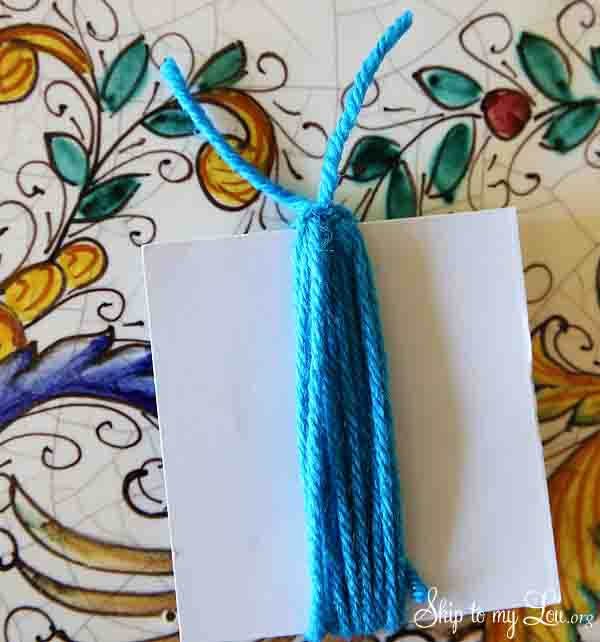 DIY tassel step 4
