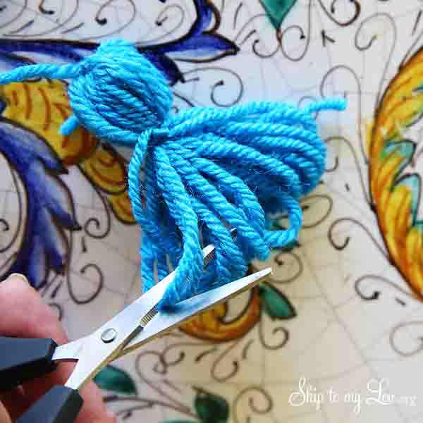 DIY tassel step 7