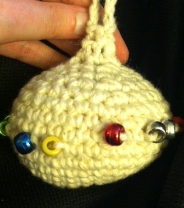 crochet christmas ball ornament